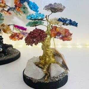 Mini Tree Multicolor Gemstone Feng Shui Tree